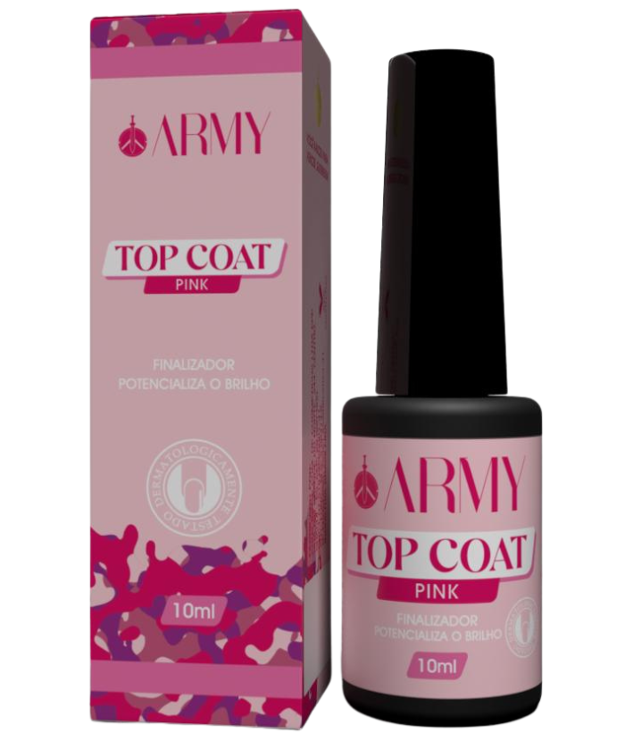 Army Top Coat Pink